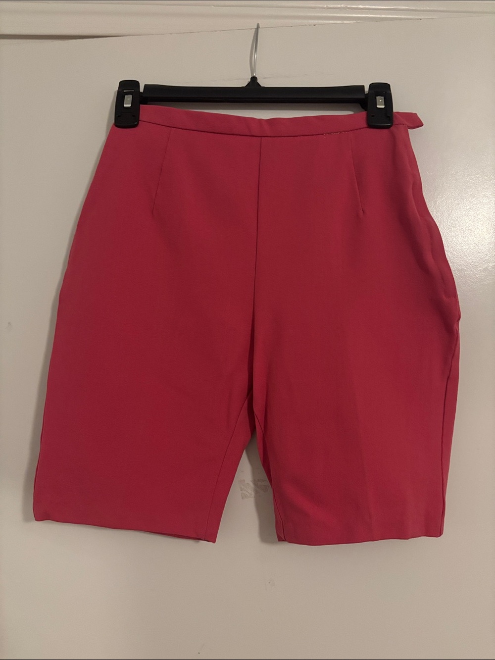 Vintage Women’s High-Rise Pink Tailored Shorts